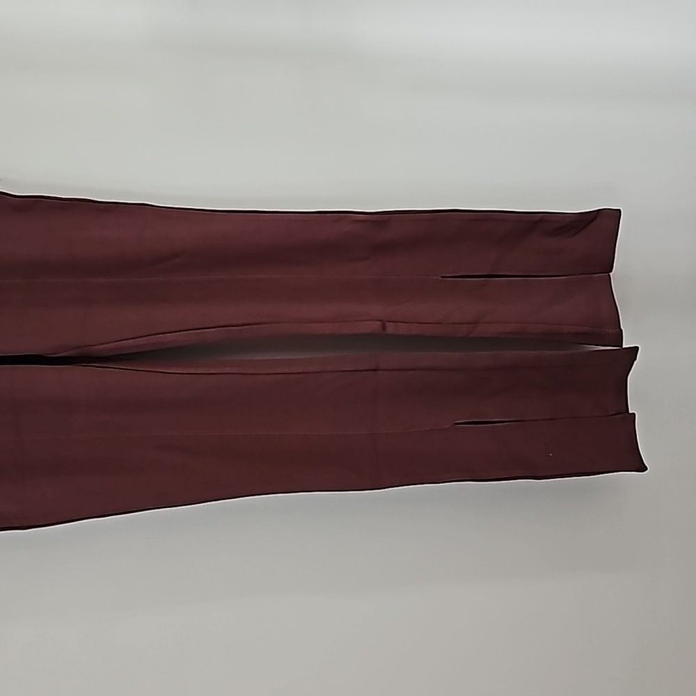 NWT, The Drop Chocolate Brown Uma Ponte pull-on split hem leggings, Size Medium - Picture 11 of 14
